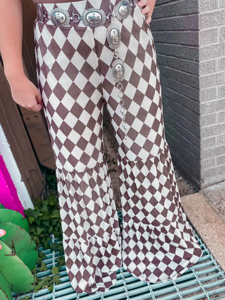 PRE-ORDER Maggie Tiered Palazzo Pants