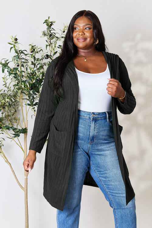 ONLINE EXCLUSIVE! Ribbed Long Sleeve Cardigan